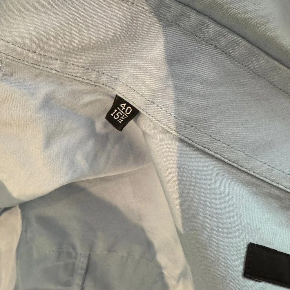 Gucci fitted Light Blue men Casual Button Down Shirt size 40 15 1/2 business